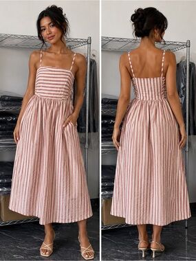 Sovereign Riviera Stripe Maxi Dress